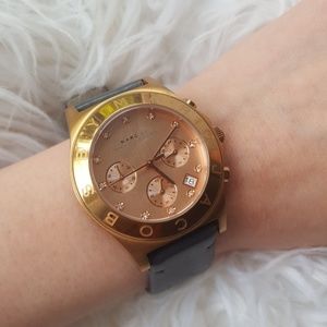 Rose gold Marc Jacobs watch
